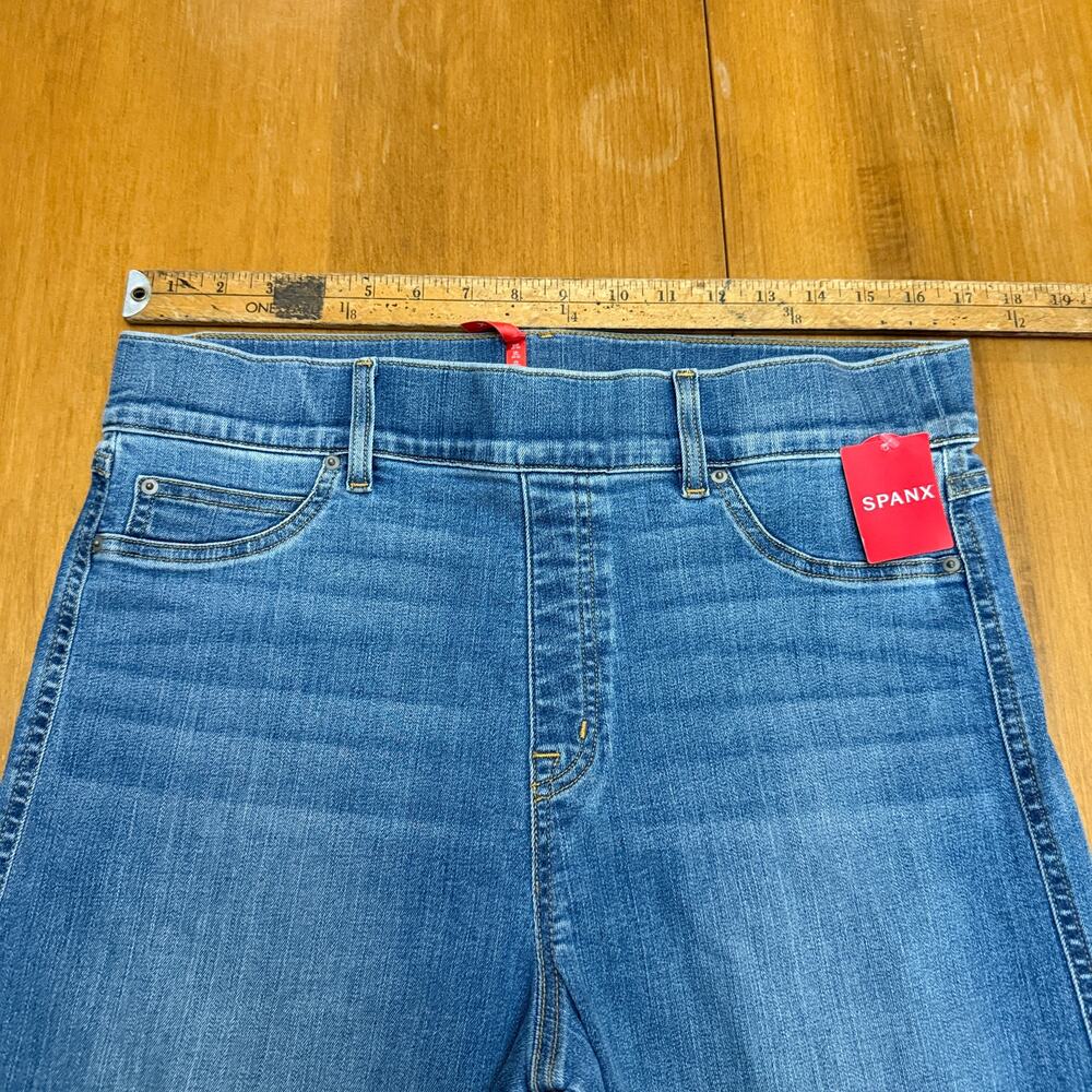SPANX NWT seamed front wide-leg XL vintage indigo smart casual quiet luxury chic - Picture 6 of 10